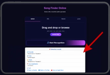 songfinder step 3 songfinder step 3